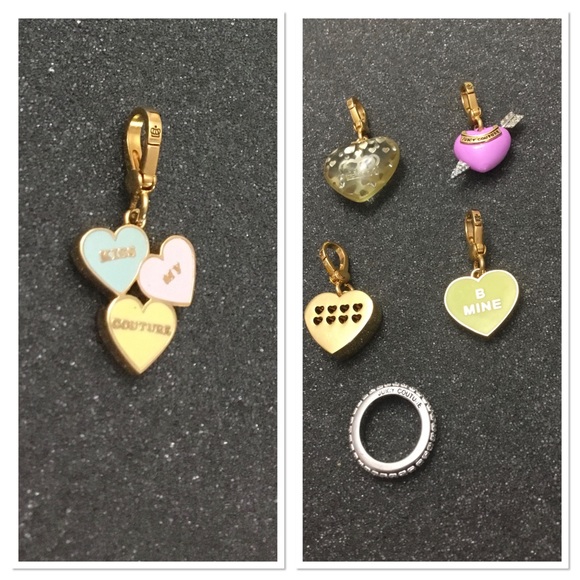Juicy Couture Jewelry - 1 Juicy Couture KISS My Couture Heart Charm